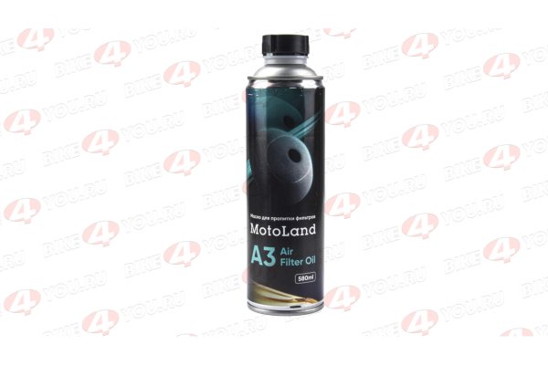 Масло для пропитки фильтров MOTOLAND A3 Air Filter Oil 580мл
